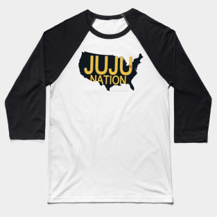 JuJu Nation (Black) Baseball T-Shirt